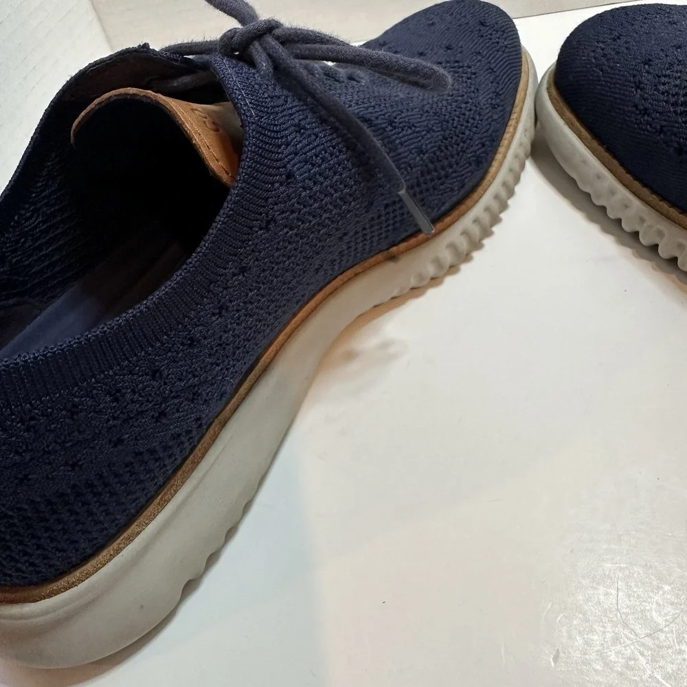 Cole Haan‎ 2 Zero Grand Mens Dress Casual Shoes. Navy Mesh Top Size 9M C27569